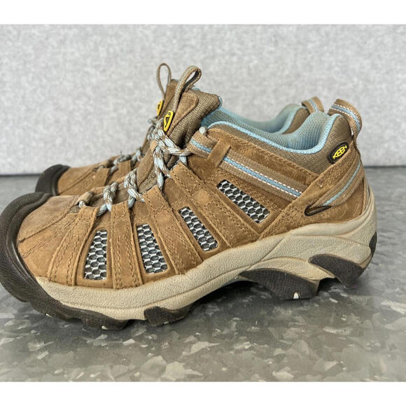 Keen Womens Voyager Hiking Boots Size 6.5 US Brown Lace Up Shoes Outdoor Nature - Picture 5 of 12